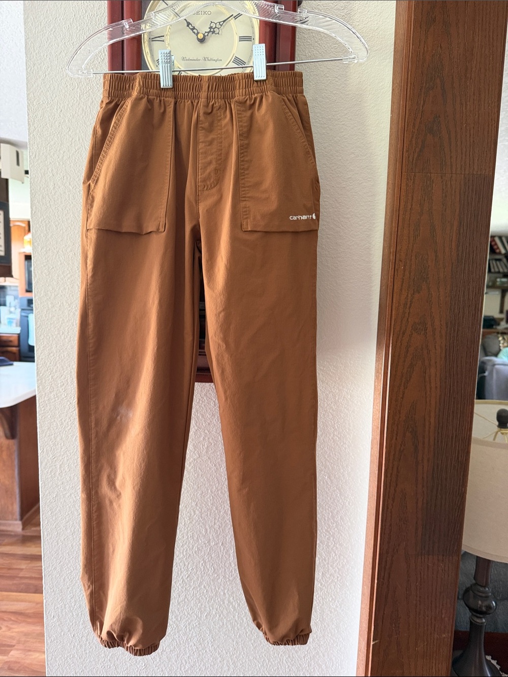 Carhartt kids Brown Elastic-Waist Cargo Pants